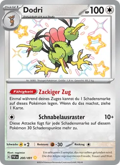 Dodri, Karte 200 aus Paldeas Schicksale