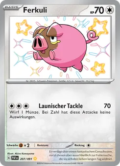 Ferkuli, Karte 207 aus Paldeas Schicksale