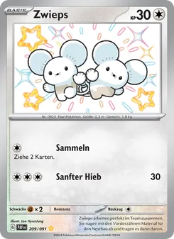 Zwieps, Karte 209 aus Paldeas Schicksale