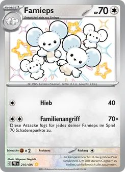 Famieps, Karte 210 aus Paldeas Schicksale