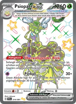 Psiopatra-ex, Karte 214 aus Paldeas Schicksale