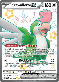 Krawalloro-ex, Karte 223 aus Paldeas Schicksale