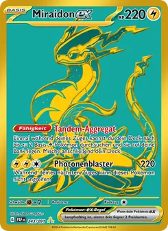 Miraidon-ex, Karte 243 aus Paldeas Schicksale