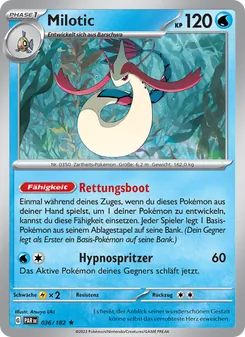 Milotic, Karte 036 aus Paradoxrift