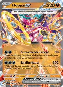 Hoopa-ex, Karte 098 aus Paradoxrift