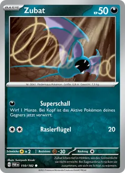 Zubat, Karte 110 aus Paradoxrift