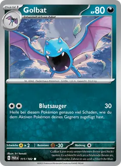 Golbat, Karte 111 aus Paradoxrift