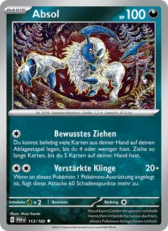 Absol, Karte 113 aus Paradoxrift