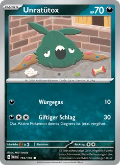Unratütox, Karte 116 aus Paradoxrift
