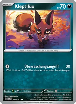 Kleptifux, Karte 119 aus Paradoxrift