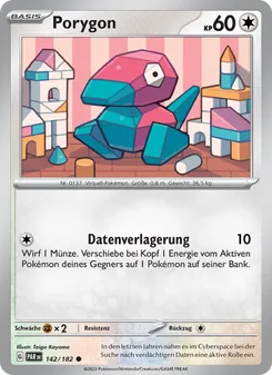 Porygon, Karte 142 aus Paradoxrift