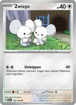 Zwieps, Karte 154 aus Paradoxrift