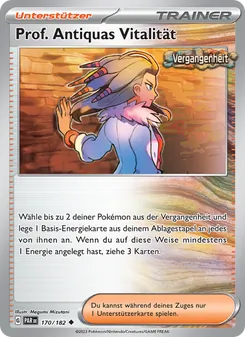 Prof. Antiquas Vitalität, Karte 170 aus Paradoxrift