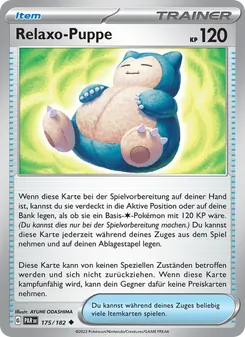 Relaxo-Puppe, Karte 175 aus Paradoxrift
