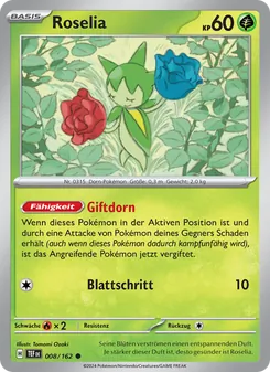 Roselia, Karte 008 aus Gewalten der Zeit