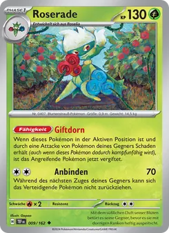 Roserade, Karte 009 aus Gewalten der Zeit