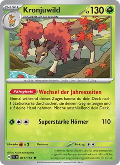 Kronjuwild, Karte 017 aus Gewalten der Zeit