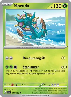 Moruda, Karte 019 aus Gewalten der Zeit