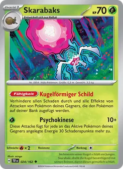 Skarabaks, Karte 024 aus Gewalten der Zeit