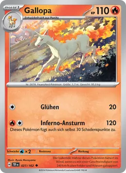 Gallopa, Karte 027 aus Gewalten der Zeit