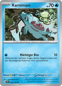 Karnimani, Karte 039 aus Gewalten der Zeit