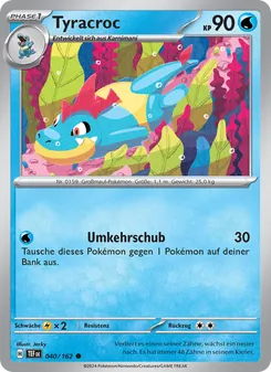 Tyracroc, Karte 040 aus Gewalten der Zeit