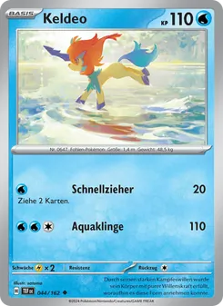 Keldeo, Karte 044 aus Gewalten der Zeit