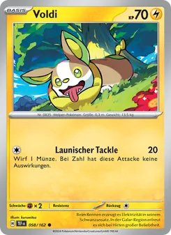 Voldi, Karte 058 aus Gewalten der Zeit