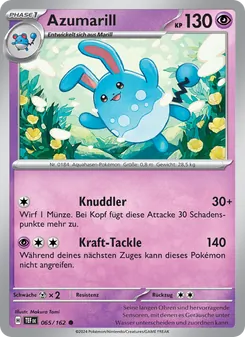 Azumarill, Karte 065 aus Gewalten der Zeit