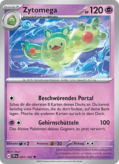 Zytomega, Karte 072 aus Gewalten der Zeit