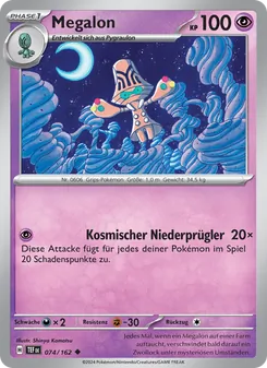 Megalon, Karte 074 aus Gewalten der Zeit