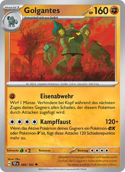 Golgantes, Karte 088 aus Gewalten der Zeit