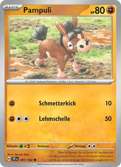 Pampuli, Karte 091 aus Gewalten der Zeit