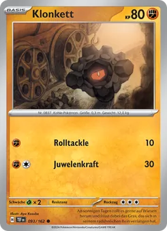 Klonkett, Karte 093 aus Gewalten der Zeit