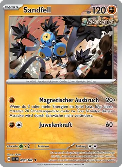 Sandfell, Karte 098 aus Gewalten der Zeit