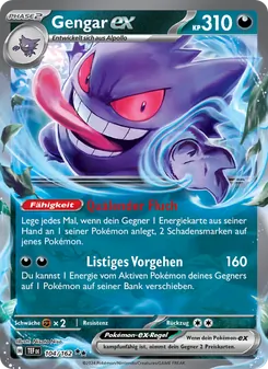 Gengar-ex, Karte 104 aus Gewalten der Zeit