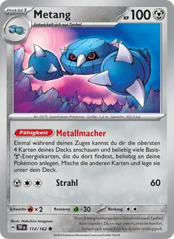 Metang, Karte 114 aus Gewalten der Zeit