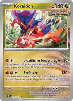Koraidon, Karte 119 aus Gewalten der Zeit