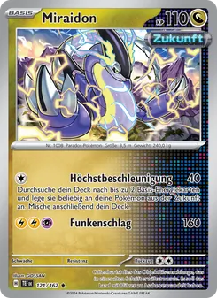 Miraidon, Karte 121 aus Gewalten der Zeit