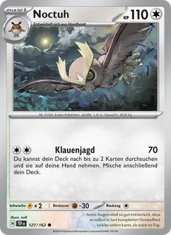 Noctuh, Karte 127 aus Gewalten der Zeit