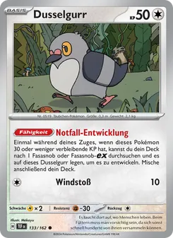 Dusselgurr, Karte 133 aus Gewalten der Zeit