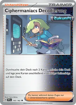 Ciphermaniacs Decodierung, Karte 145 aus Gewalten der Zeit