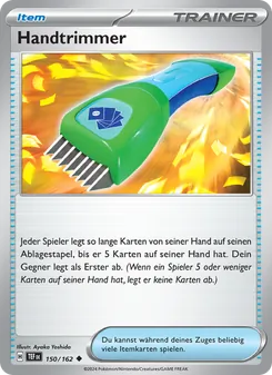 Handtrimmer, Karte 150 aus Gewalten der Zeit