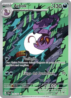 Arbok, Karte 176 aus Gewalten der Zeit