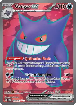 Gengar-ex, Karte 193 aus Gewalten der Zeit