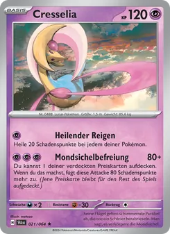 Cresselia, Karte 021 aus Nebel der Sagen