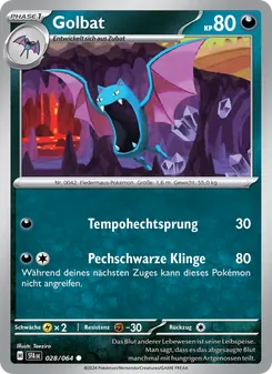 Golbat, Karte 028 aus Nebel der Sagen