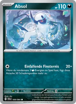 Absol, Karte 030 aus Nebel der Sagen