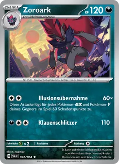 Zoroark, Karte 032 aus Nebel der Sagen