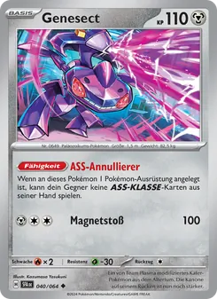 Genesect, Karte 040 aus Nebel der Sagen